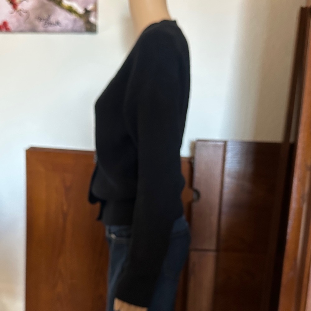 Old Navy Women's Black Cardigan Sweater - Picture 2 of 4
